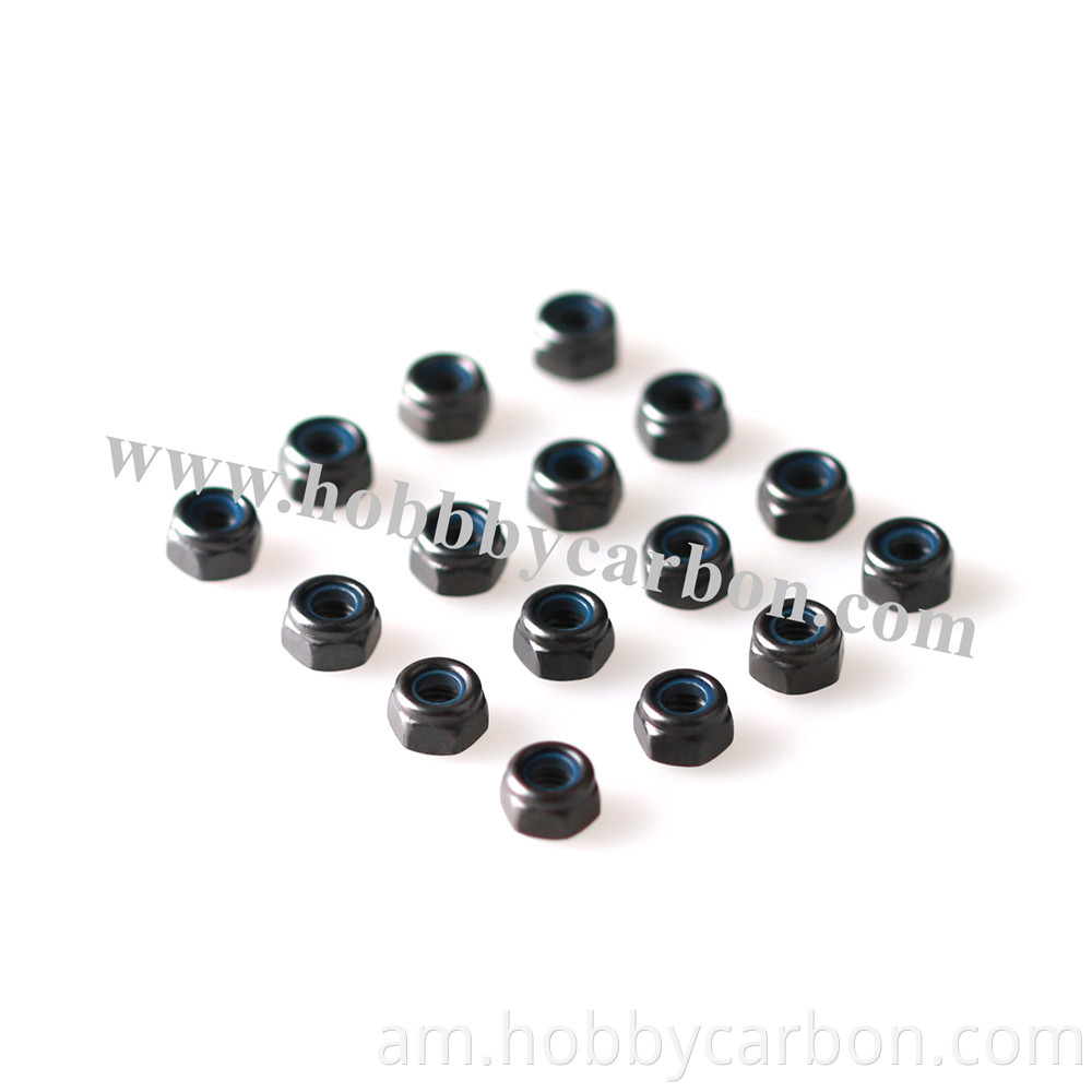 black nylock stainless steel nuts